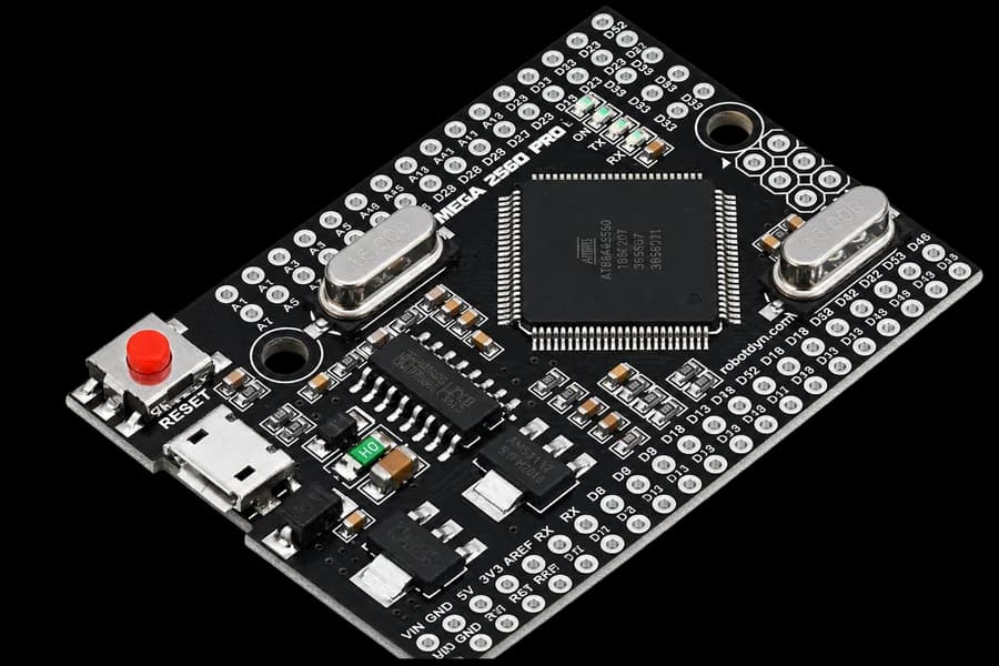 Плата Arduino Mega 2560 Pro без фона
