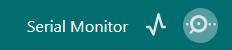Serial Monitor icon in Arduino IDE