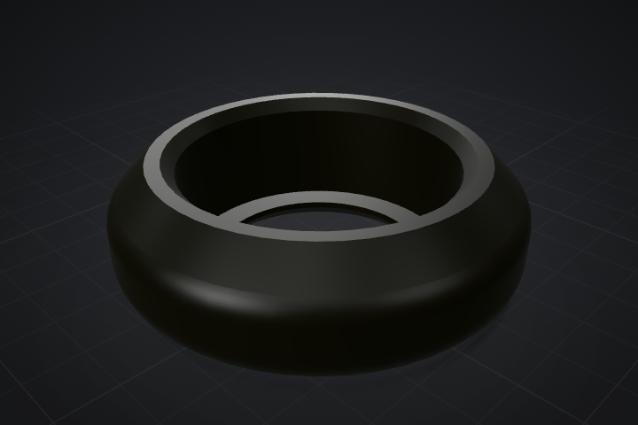 3D preview: Caster wheel 1
