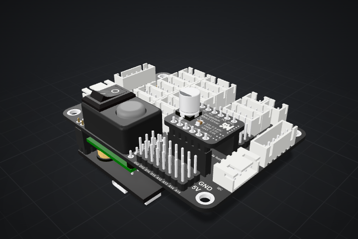 3D preview: Control deck