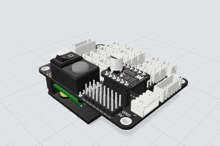 3D preview: Control deck