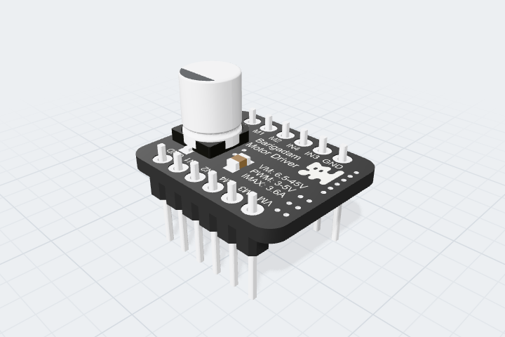 3D preview: Motor driver