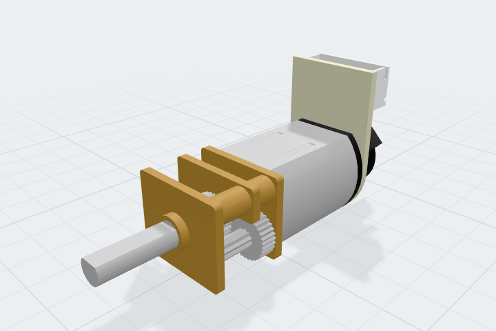 3D preview: N20 gearmotor