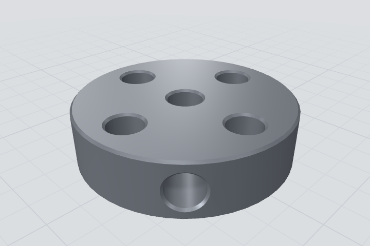 3D preview: Motor shaft bushing 1