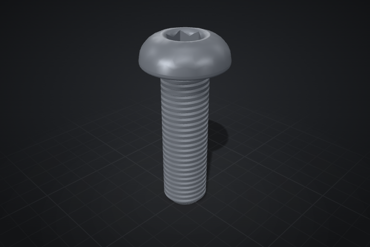 3D preview: Screw 3