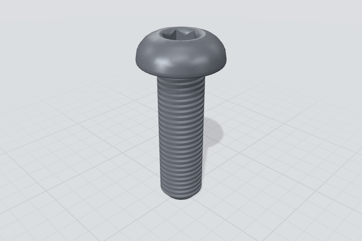 3D preview: Screw 3