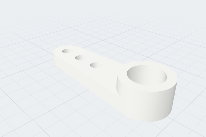 3D preview: Servo horn 1