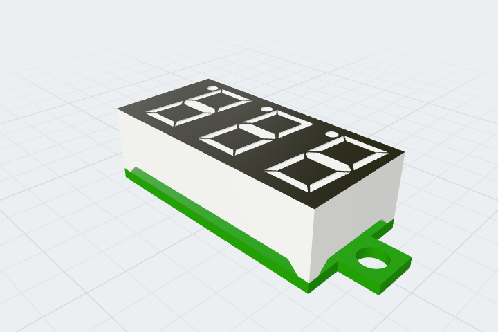3D preview: Voltmeter
